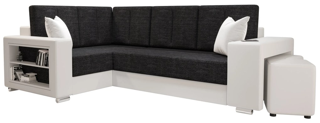 Colțar Lush (Negru + Alb) (S). 1057224