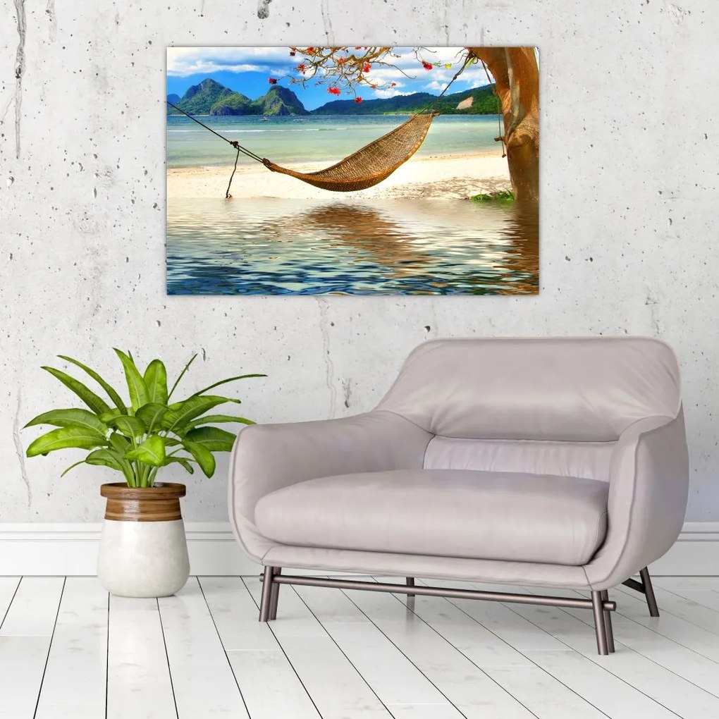 Tablou - Relax la plajă (90x60 cm)