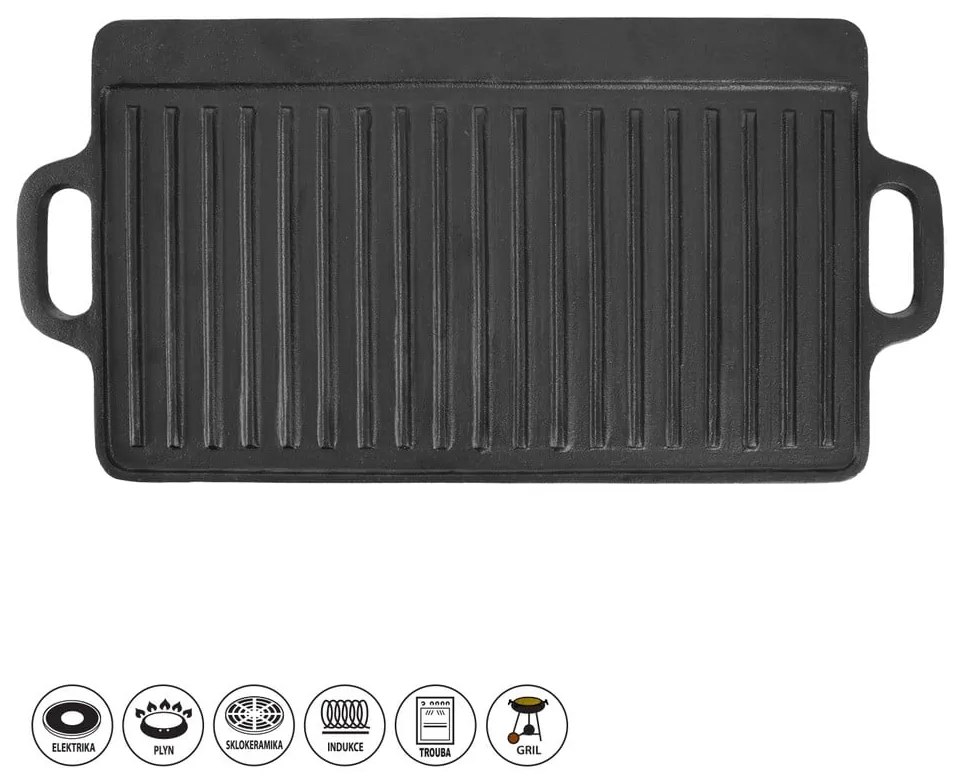 Placă de grătar din fontă 23x45,5 cm LITINA – Orion