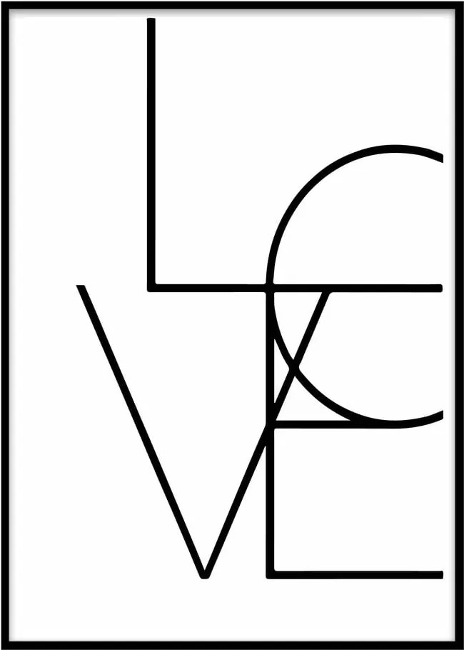 Poster Piacenza Art Love, 33,5 x 23,5 cm