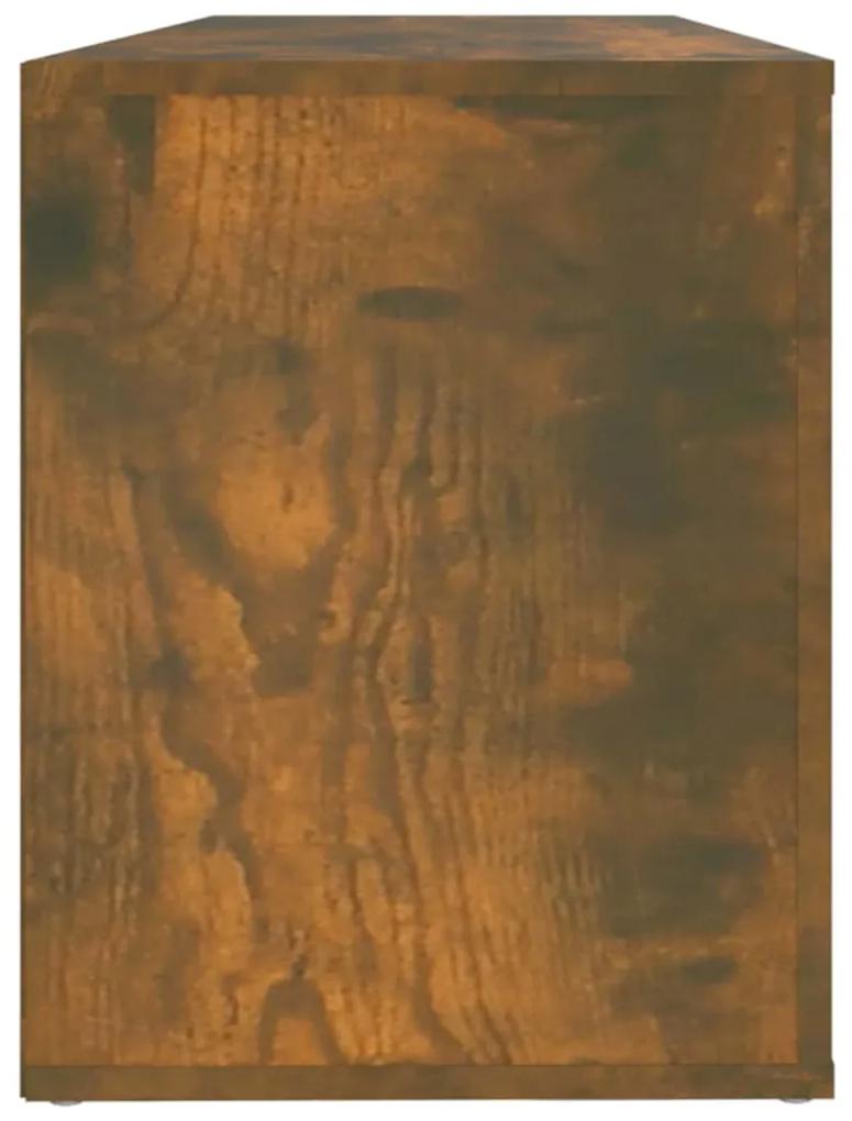 Pantofar, stejar fumuriu, 100x35x45 cm, lemn prelucrat 1, Stejar afumat