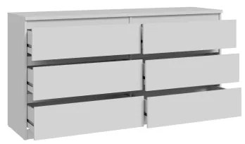 Comodă MAO cu sertare, albă