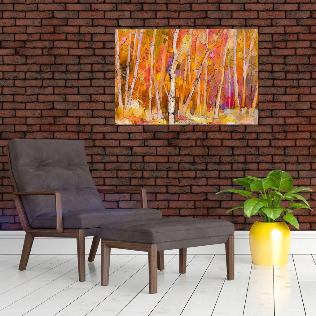 Tablou - Pădurea toamna (90x60 cm)