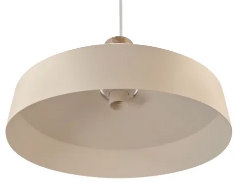Lustră pe cablu Nordlux ELVAS 1xE27/60W/230V d. 37,5 cm bej