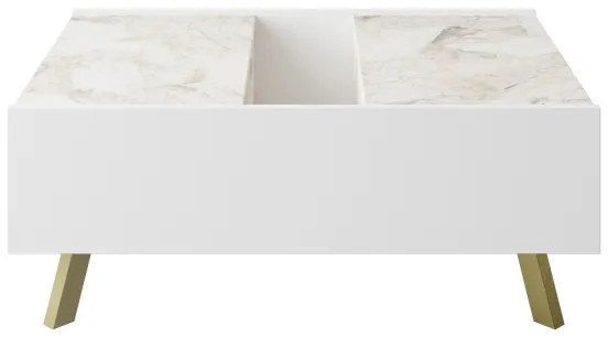 Măsuță de cafea FRIDA 63x90 cm albă