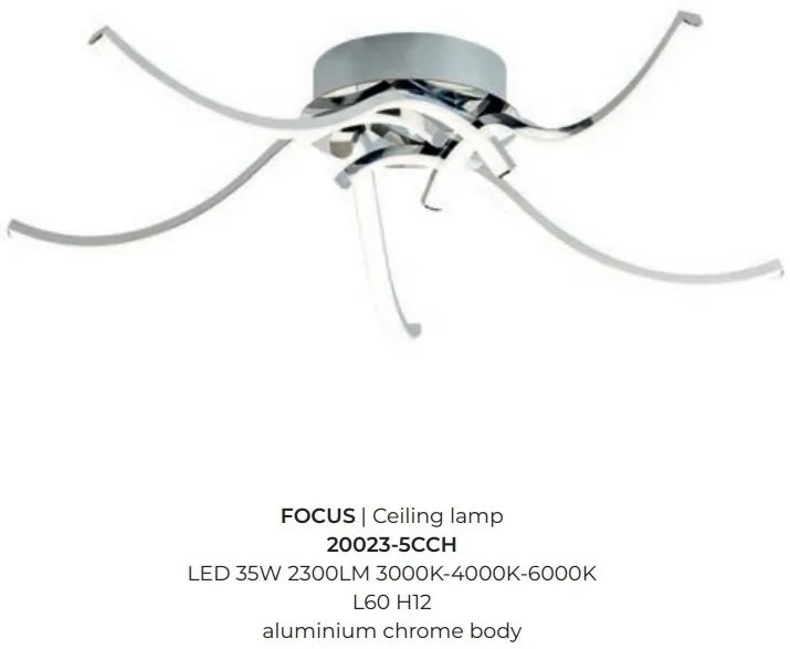 Lustra aplicata LED design modern FOCUS