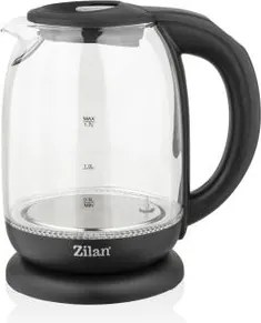 Fierbator Apa ZILAN ZLN3956, 2200W, 1.7L, Control Temperatura, Iluminare LED, Sticla