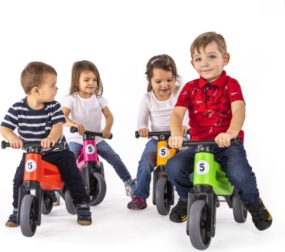 Funny Wheels - Bicicletă fără pedale 2 în 1 RIDER SPORT verde/negru