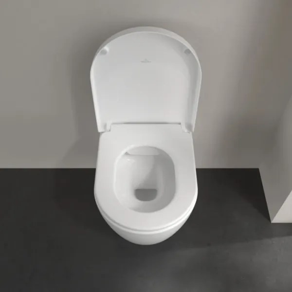 Villeroy & Boch 5656HRR1 - WC suspendat AVENTO, ceramică, cu capac SoftClose (închidere lentă), alb