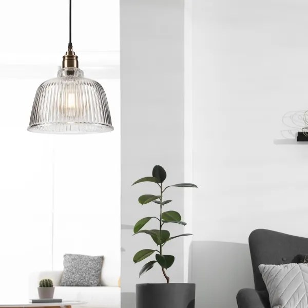 Lustră pe cablu ASTA 1xE27/60W/230V bronz