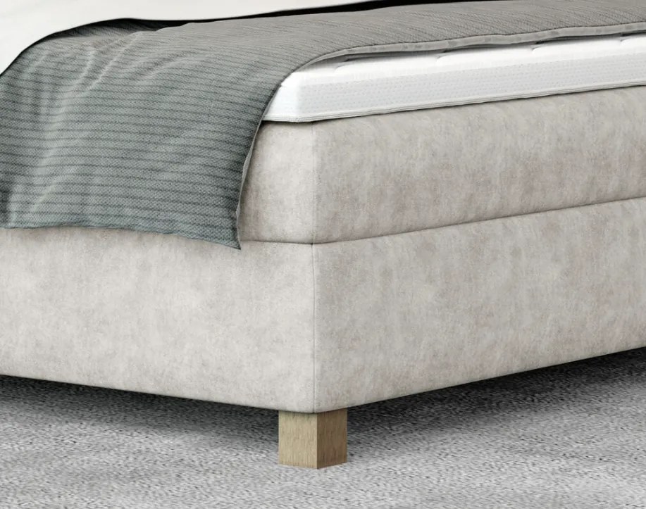 Pat tapitat tip boxspring Happy - 100 x 200 cm