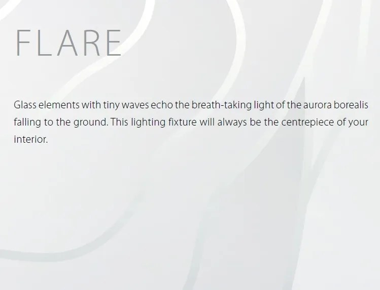 Lustra LED moderna Vision design LUX Flare 03