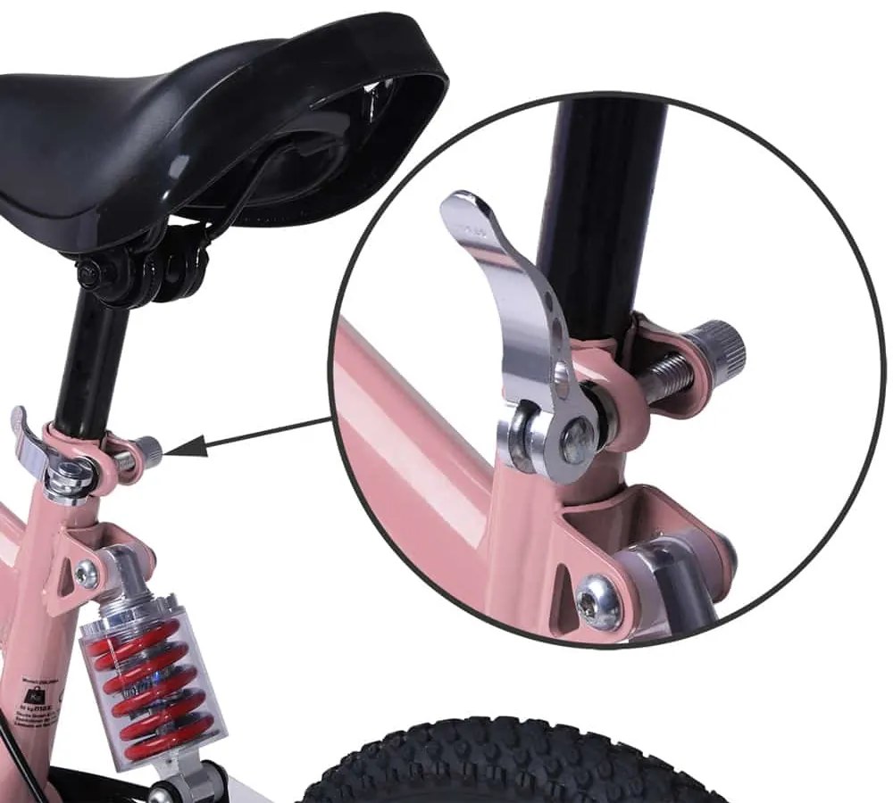 Rennmeister Bicicletă fără pedale pentru copii QUIDO, de la 3 ani, roz