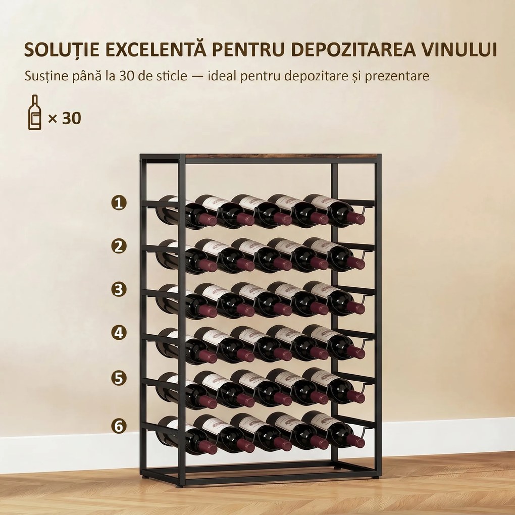 HOMCOM suport vinuri dulap | Aosom Romania