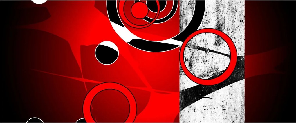 Tablou cu abstracție (120x50 cm)