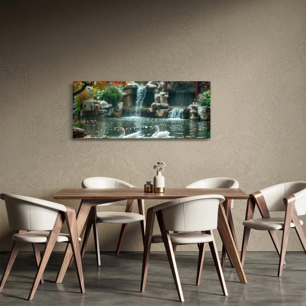 Tablou - iaz asiatic (120x50 cm)