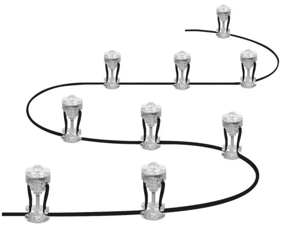 Ledvance - Set prelungitor exterior LED RGB SMART+ 9xLED/2,5W/230V IP65 Wi-Fi