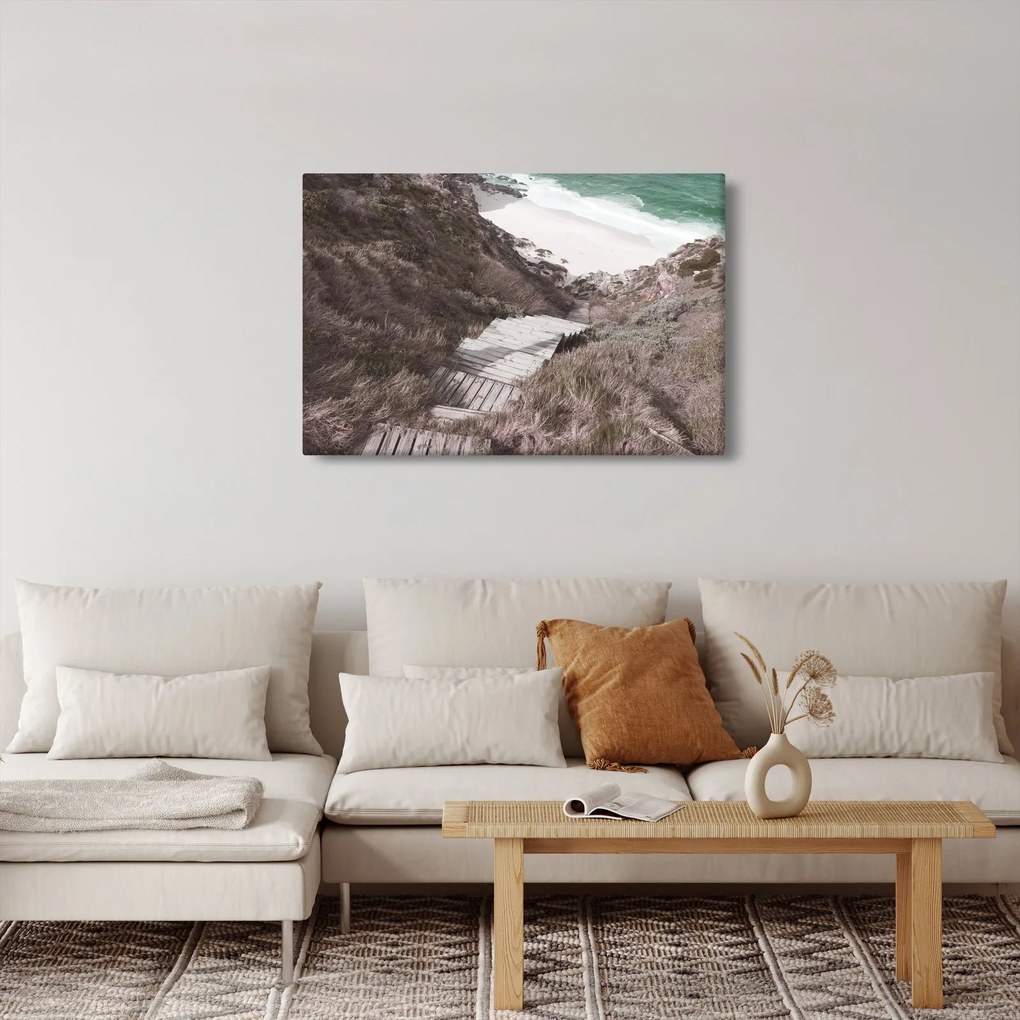 Tablou - Călătorie spre Marea de Smarald (90x60 cm)