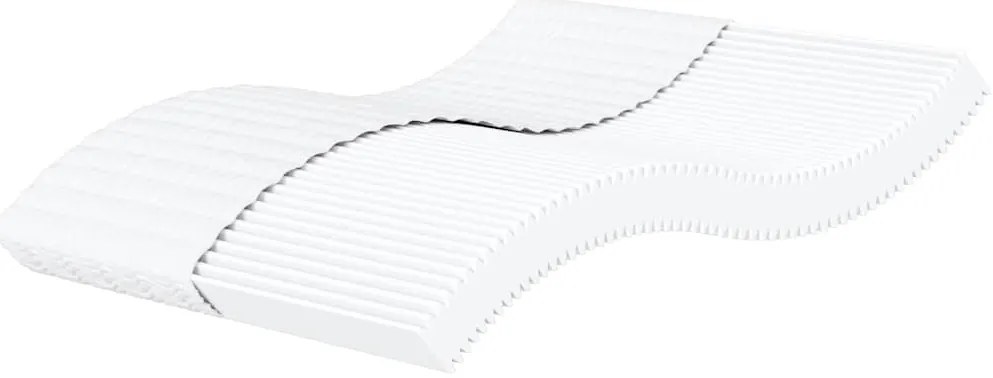 vidaXL Saltea din spumă, alb, 180x220 cm, duritate H2 H3