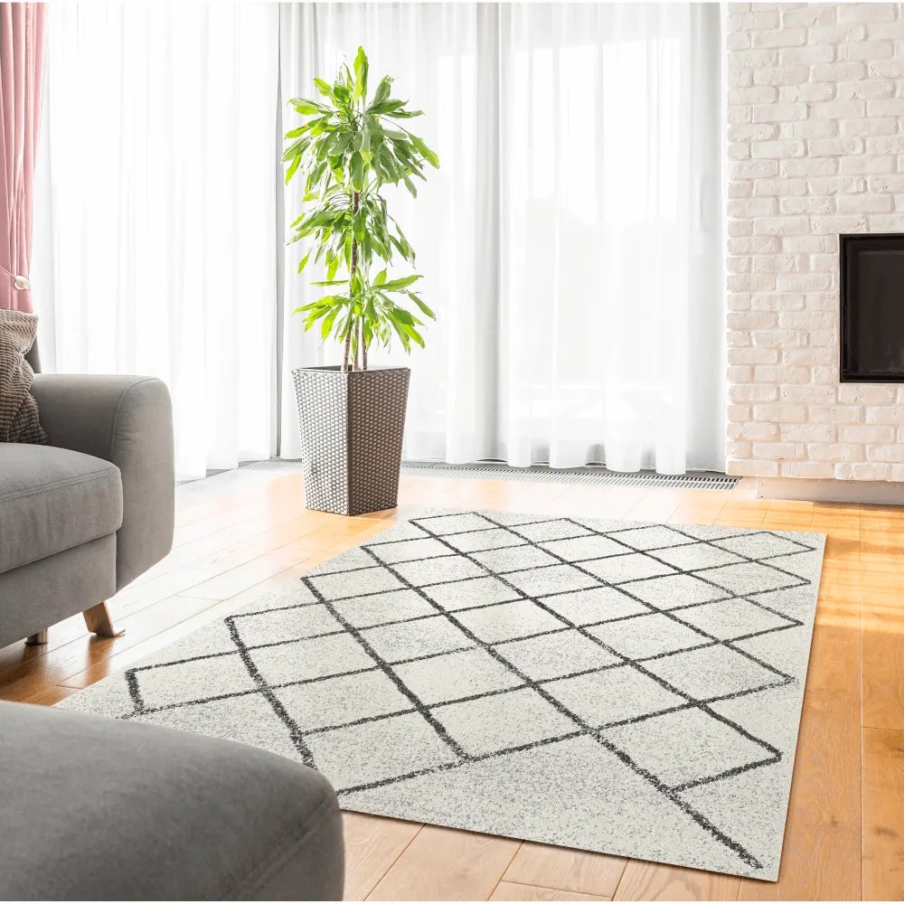 Covoras cu model Culoare Bej, MATES TYP 2 57 x 90 cm
