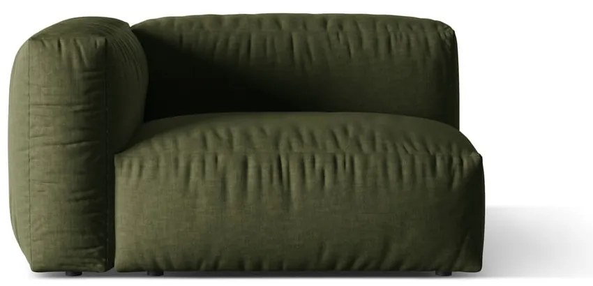 Modul pentru canapea modulară verde (cu colț pe partea stângă ) Martina – Micadoni Home