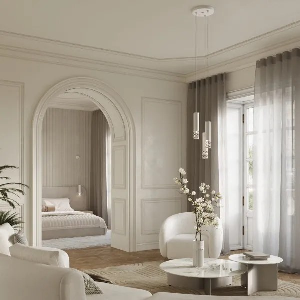 Lampă de perete Sollux SL.1695 LIRO 1xGU10/10W/230V alb