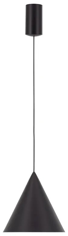 Pendul LED stil minimalist CONO D-18cm negru