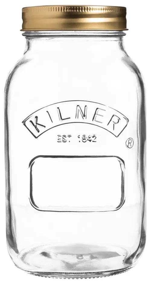 Borcan din sticlă cu capac Kilner, 1 L