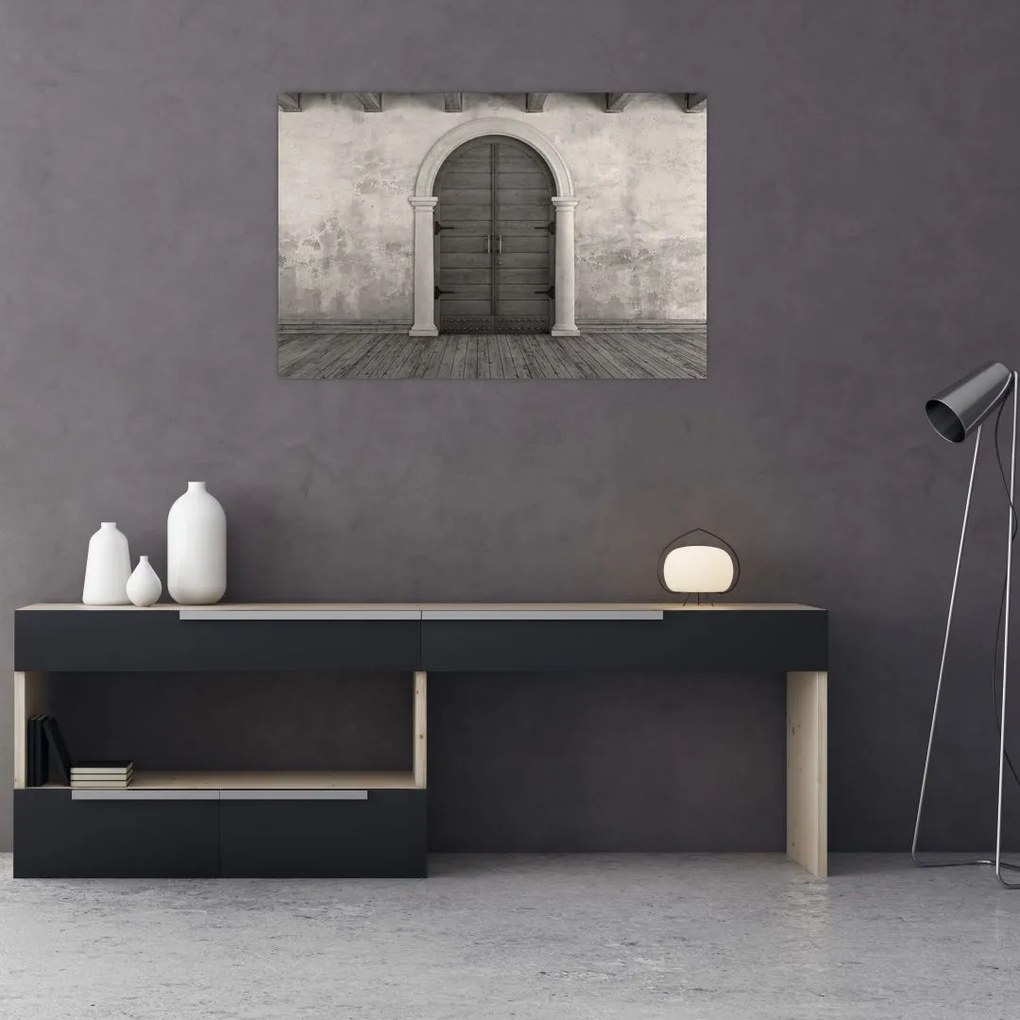 Tablou - Ușa misterioasă (90x60 cm)