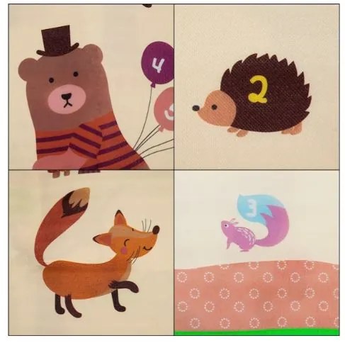 Covoraș de joacă pentru copii 150x180cm Animale