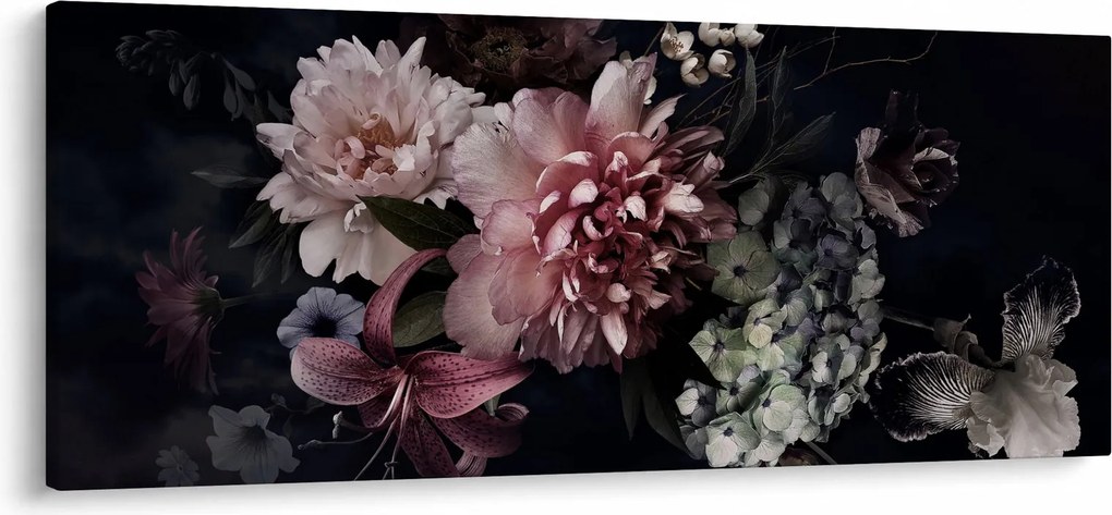 Tablou cu buchet (120x50 cm)