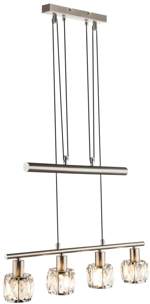 Lustra cu înaltime reglabila stil modern KRIS 4L 54356-4Z GL
