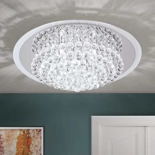 Plafonieră de cristal Orion DLU 2378/9/62 GLORIA 9xG9/40W/230V d. 62 cm crom