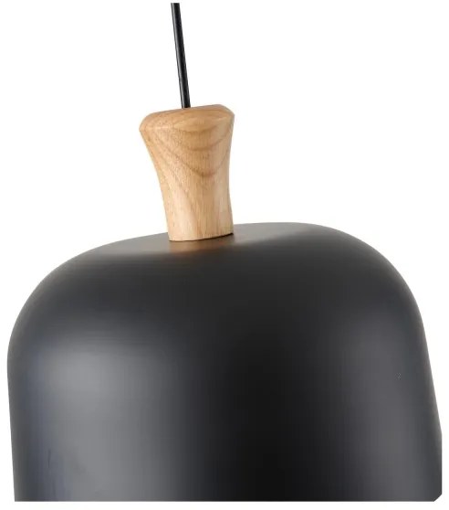 Lustră pe cablu 1xE27/15W/230V negru pr. 27 cm