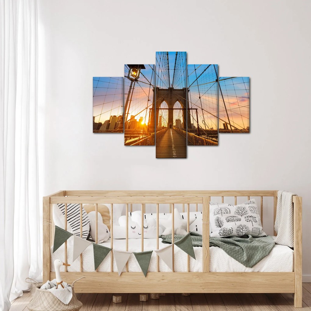 Tablou - Podul Brooklyn, Manhattan, New York (150x105 cm)