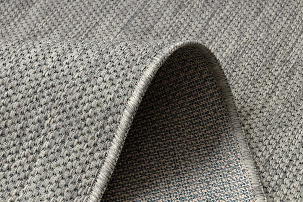 Covor SISAL SION A5165A Melanj țesute plate gri