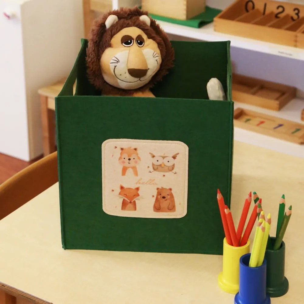 Organizatoare de jucării pentru copii 2 buc. din material textil – Mioli Decor