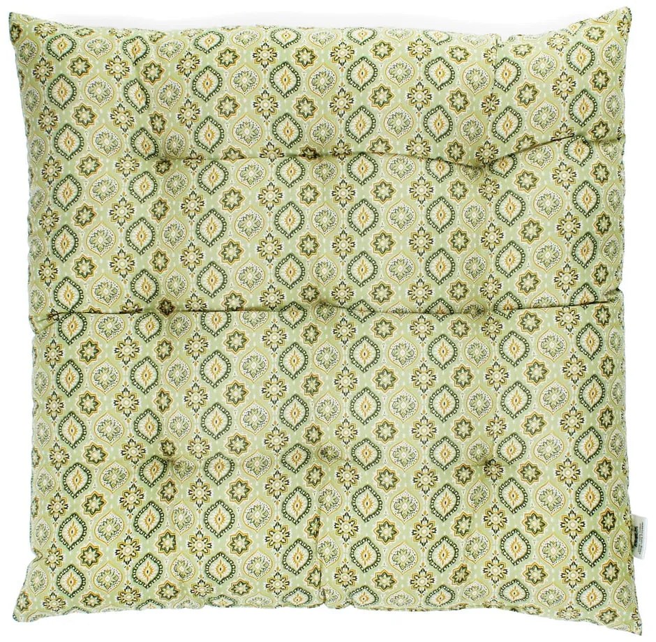 Pernă de scaun din bumbac 37x37 cm Blockprint – Rex London