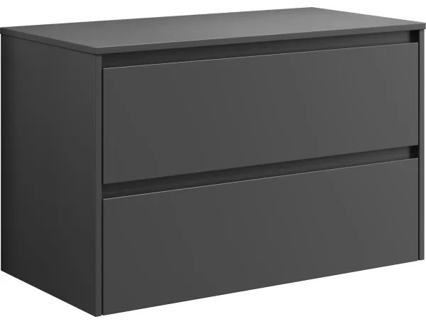 Corp baie TRONDHEIM 90 cm pentru lavoar, antracit