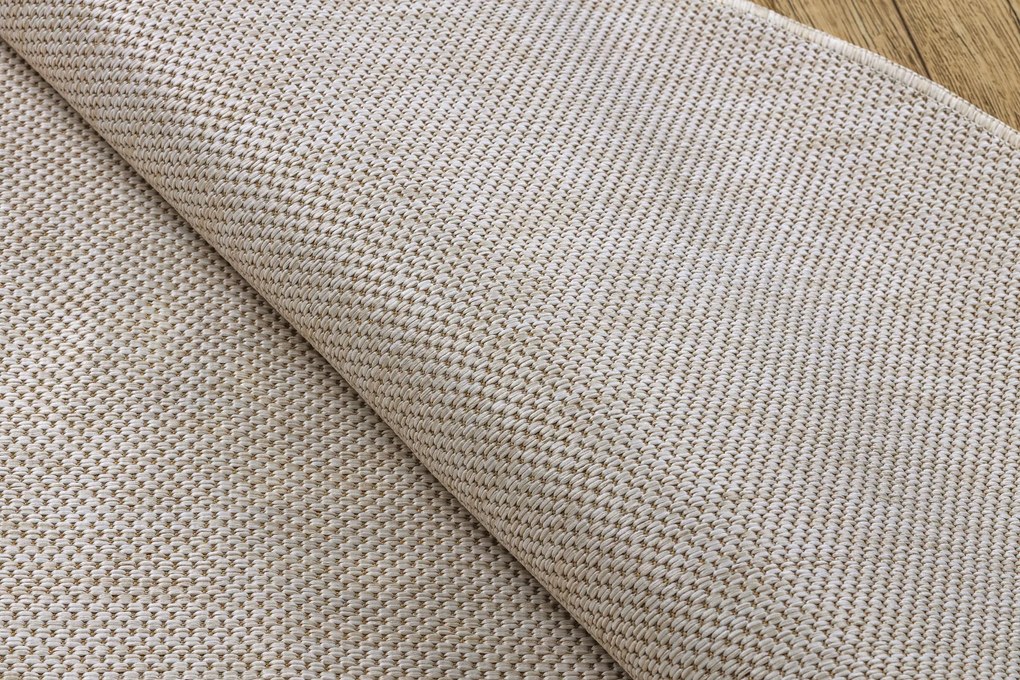 Covor SISAL SION cerc A5165A Melanj țesute plate ecru / cremă