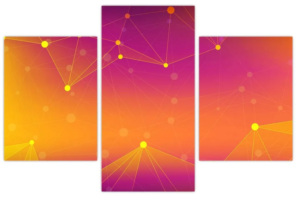 Tabloul modern colorat (90x60 cm)