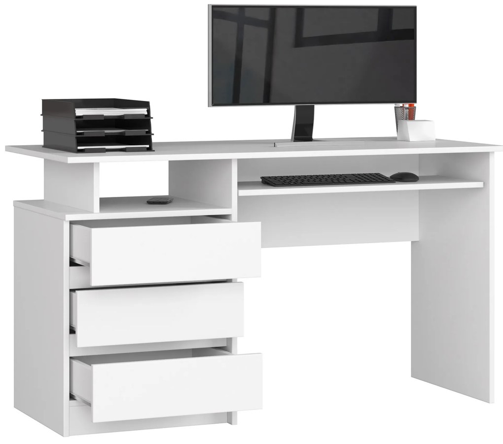 Masă PC Bronte (Alb). 1068687