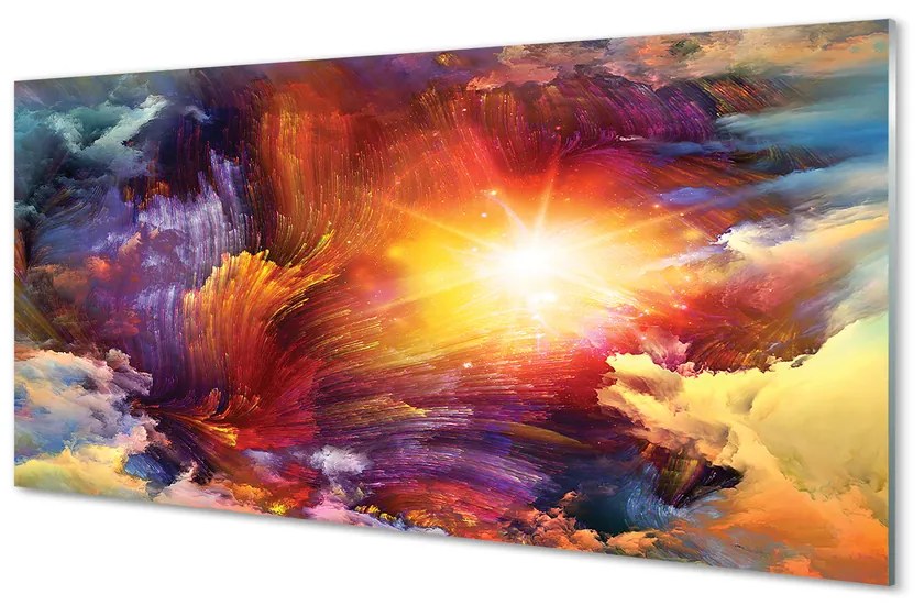 Tablouri acrilice fractal modele abstracte