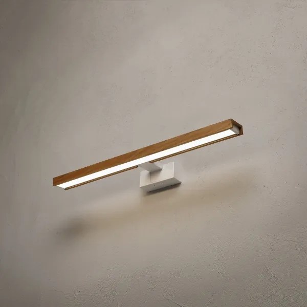 Brilagi - Iluminare LED 3 în 1 pentru oglindă de baie WOODY MIRROR LED/12W/230V IP44 alb/stejar