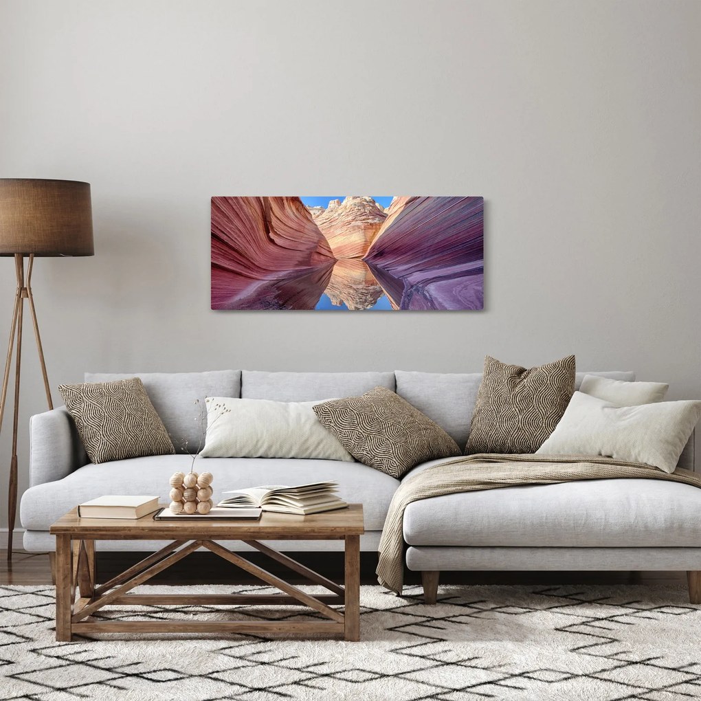 Tablou - valurile de Arizona (120x50 cm)