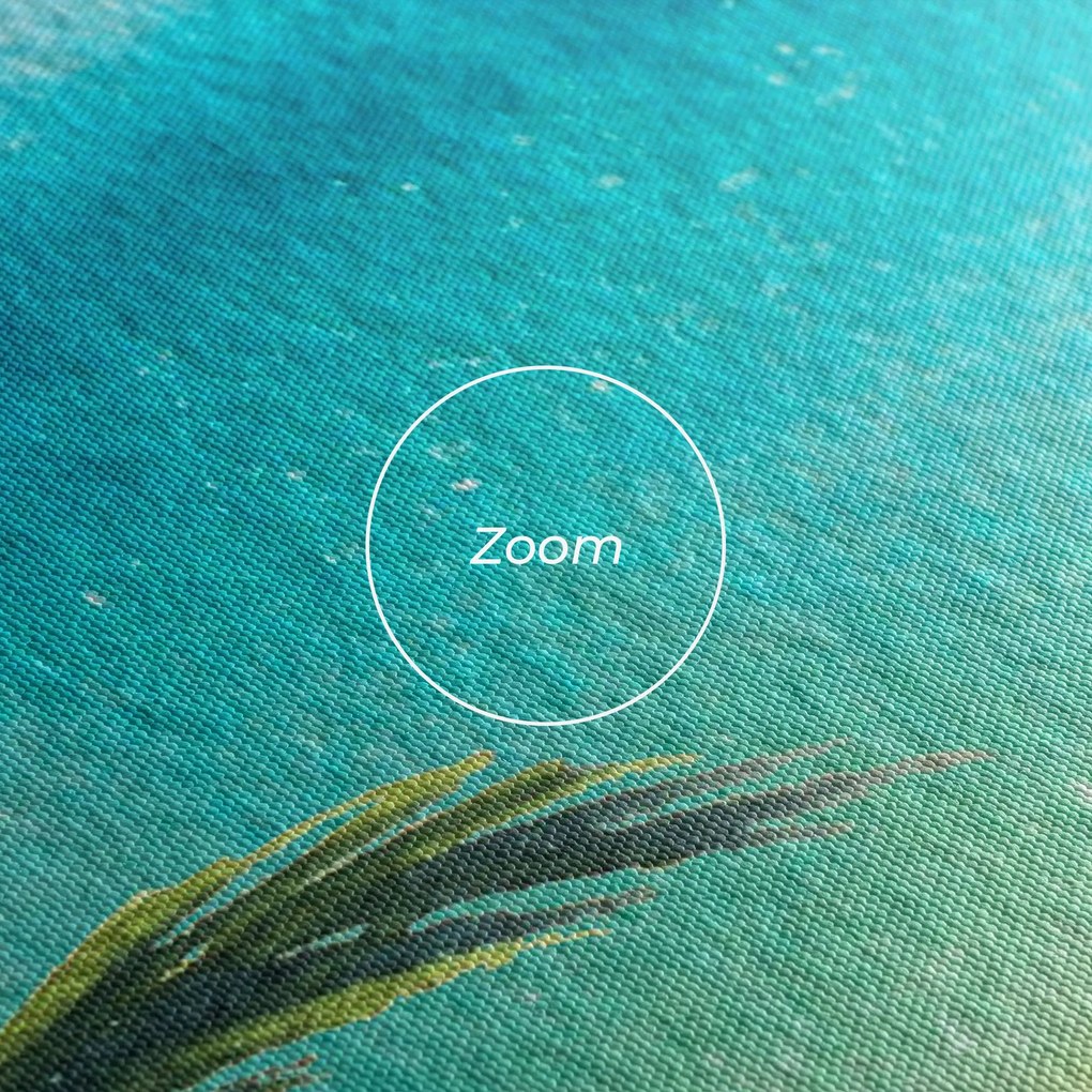 Tablou Canvas, 100x200cm, Dormitor si Living, Peisaje, Plaje, Coconut Palms Paint