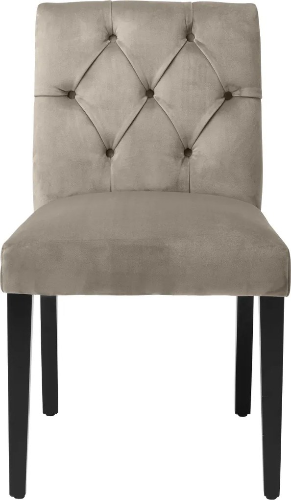 Scaun design elegant LUX Atena, catifea gri 113840 HZ