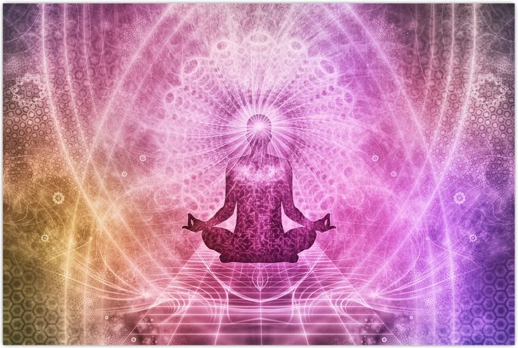 Tablou - Aura de meditație (90x60 cm)