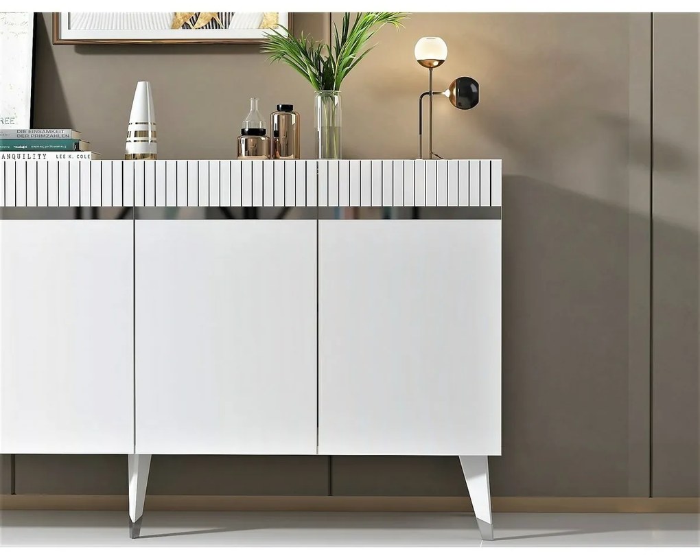 Dulap Defne  White and Silver