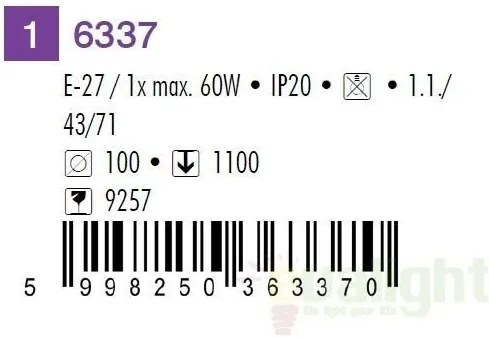 Pendul modern, diametru 10cm, Aurel 6337 RX